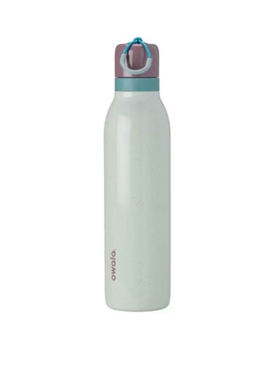 owala Other - Owala Mint Green confetti Stainless Water Bottle with Purple Cap 24oz